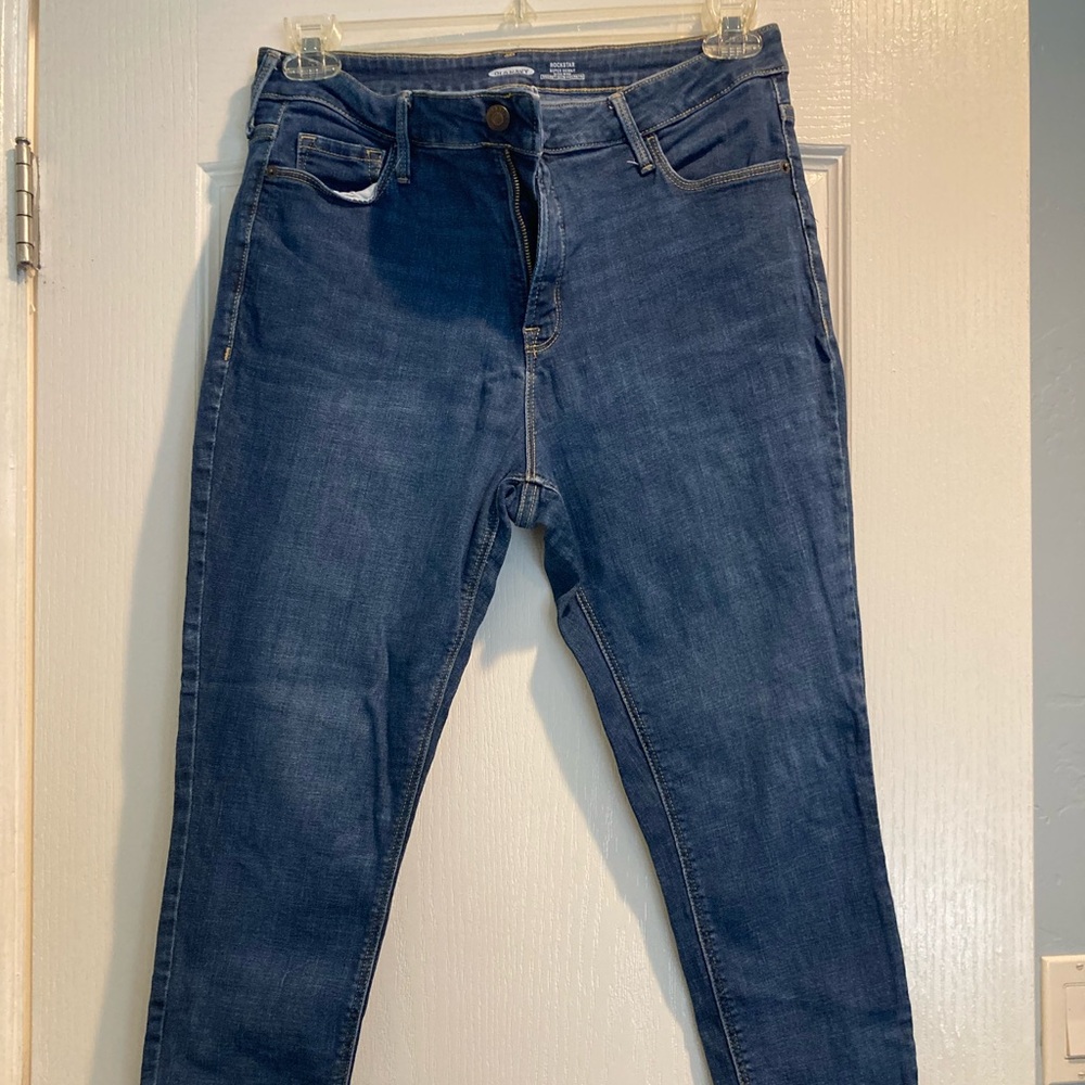 Old Navy Rockst Super Skinny High Rise 14 short